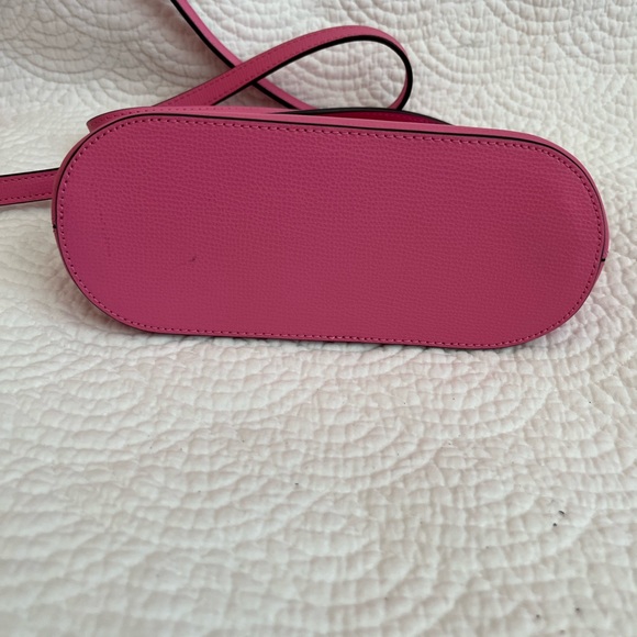 Kate Spade Pink Saffiano Leather Dome Crossbody Purse - Picture 6 of 13